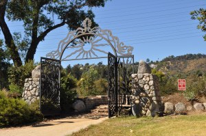 The Guardian of the River gate in Atwater Village is one of the few access points along the river. (Jim Burns)