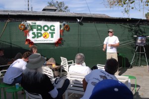 It was a thrill to get to present my favorite subject at the festive Frog Spot on Sunday. (William Preston Bowling)