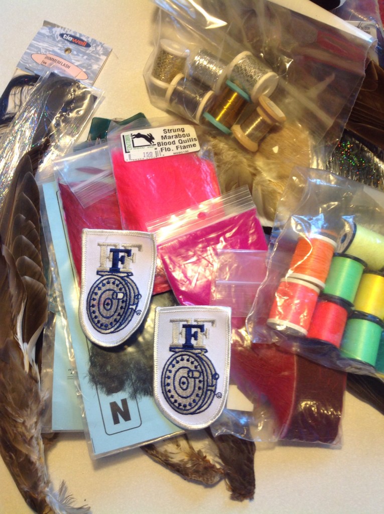 RAFFLE WINNER, WHOP, WHOP:  thanks, Southwest Council Federation of Fly Fishers. (Jim Burns)